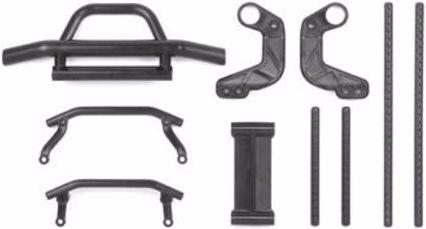 Actual product image Tamiya F-Parts CR01 Front Bumper & Body Bracket