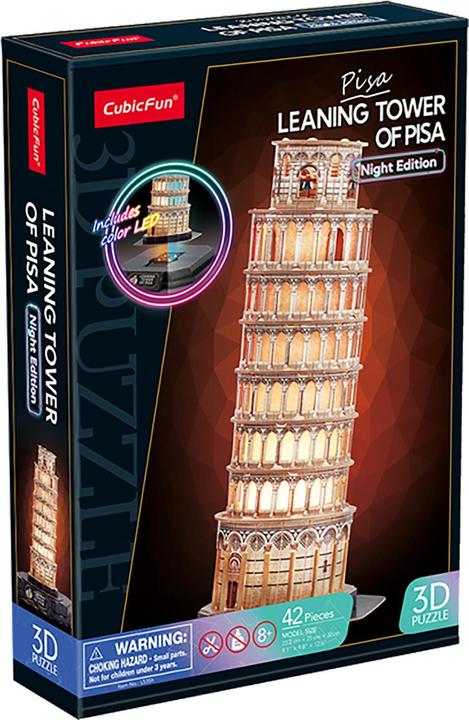 Immagine prodotto Cubicfun Cubic Fun Puzzle 3d Pisa LED (42 pezzi)