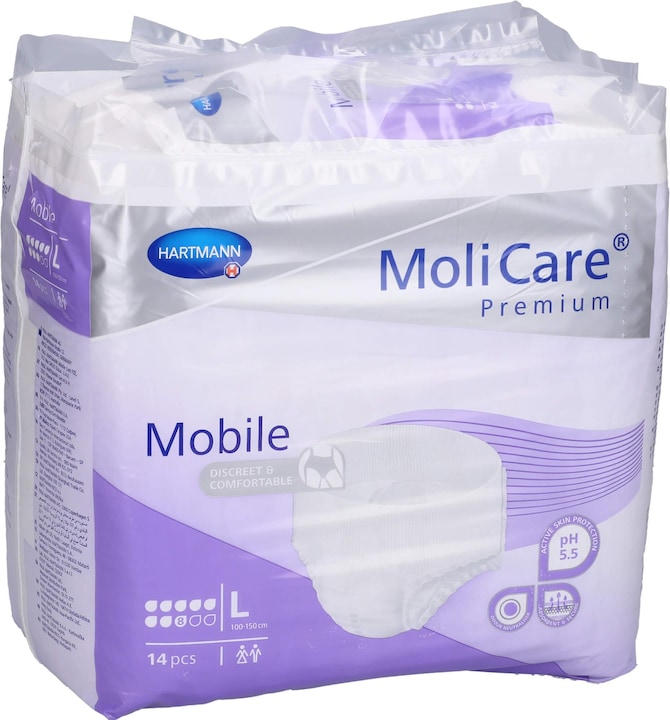 Actual product image MoliCare Mobile 8 Incontinence Pants (14 x, L)