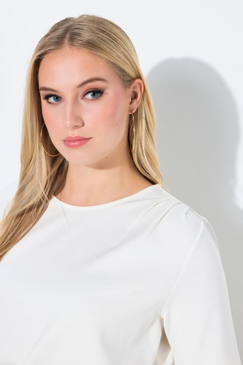 Actual product image Ulla Popken Asymmetric Pointed Hem Tee (62)