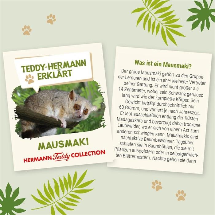 Produktbild Teddy Hermann Mausmaki 21cm (14 cm)