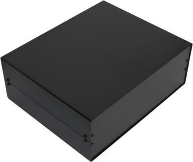 Produktbild RS PRO Aluminium Alu-Gehäuse Schwarz Aussenmass 261 (Gehäuse)