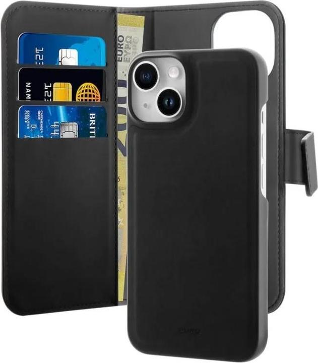 Produktbild Puro Wallet Detachable iPhone 14 Pro Max 6,7" 2w1 MagSafe czarne/black PUIPC14P67BKMAG1BLK (Apple iPhone 14 Pro Max)