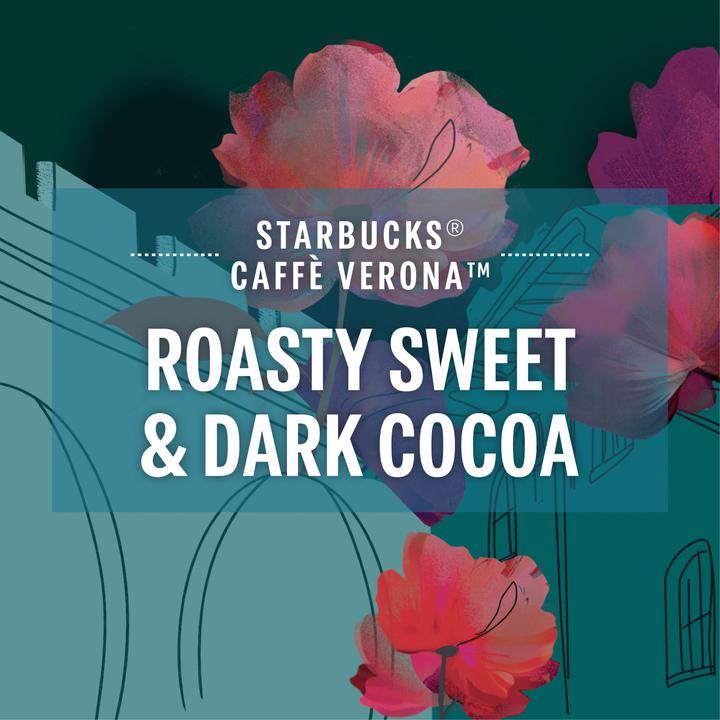 Actual product image Starbucks Caffè Verona by Nespresso Dark Roasts (10 x Port.)