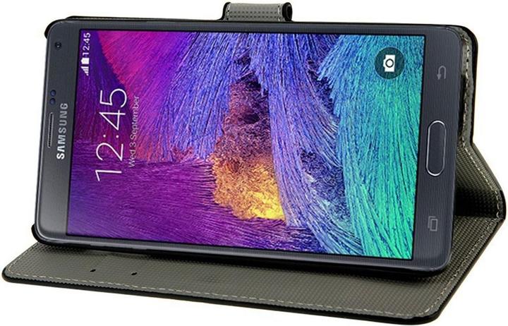 Produktbild König Design Handyhülle Tasche für Handy Samsung Galaxy Note 4 Retro Fahne England (Samsung Galaxy Note 4)