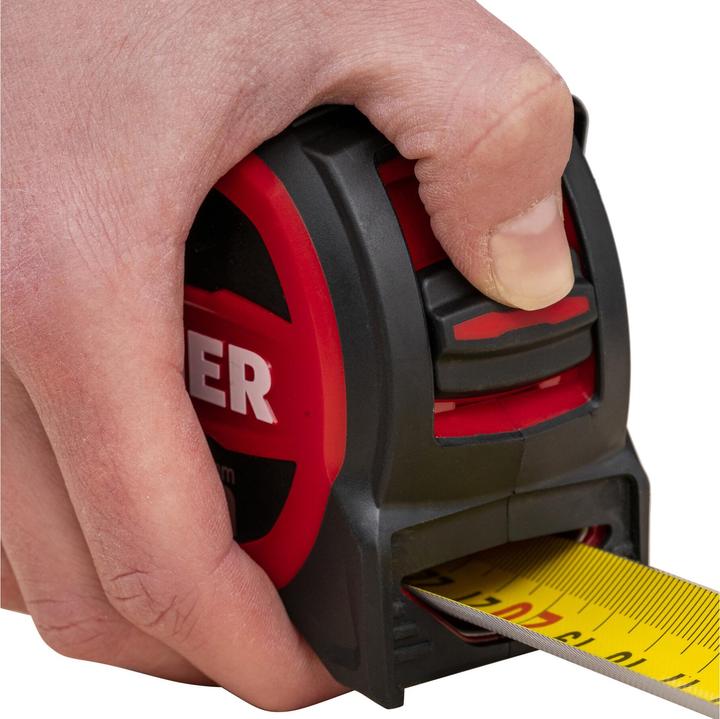 Actual product image Stier Premium pocket tape measure 5 m x 32 mm with magnet and stainless steel hook