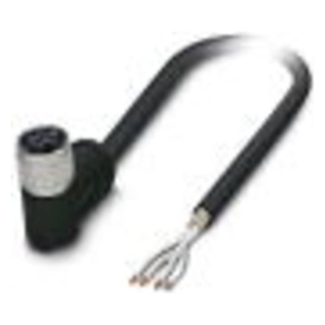 Phoenix Contact 1407321 Sensor-/Aktuatorkabel 5 m Schwarz, Elektronikkabel + Stecker, Schwarz