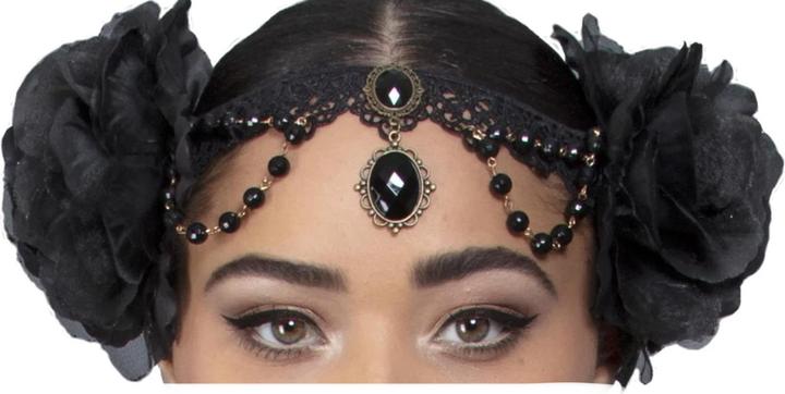 Actual product image Fever Womens/Ladies Deluxe Embellished Rose Costume Headpiece (One size)