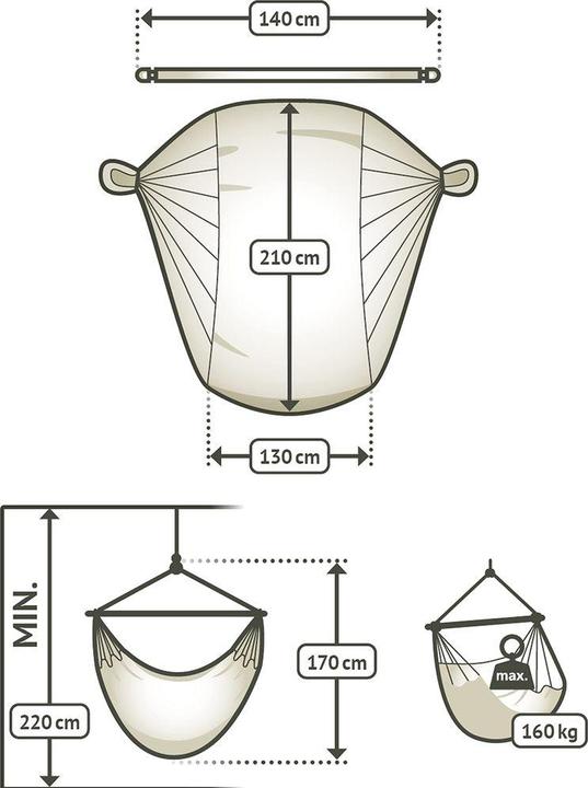 Produktbild La Siesta Habana Kingsize (160 kg)