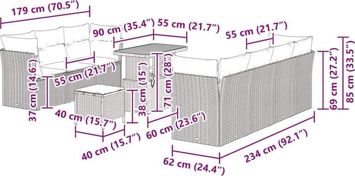 Produktbild vidaXL Zoie