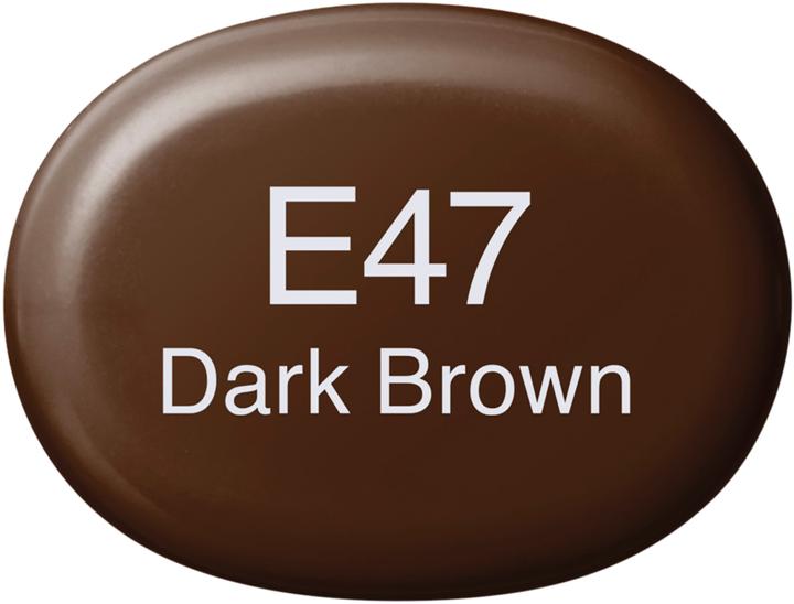 Image du produit Copic Sketch type E - 47 (E47 - Marron foncé, 1 x)