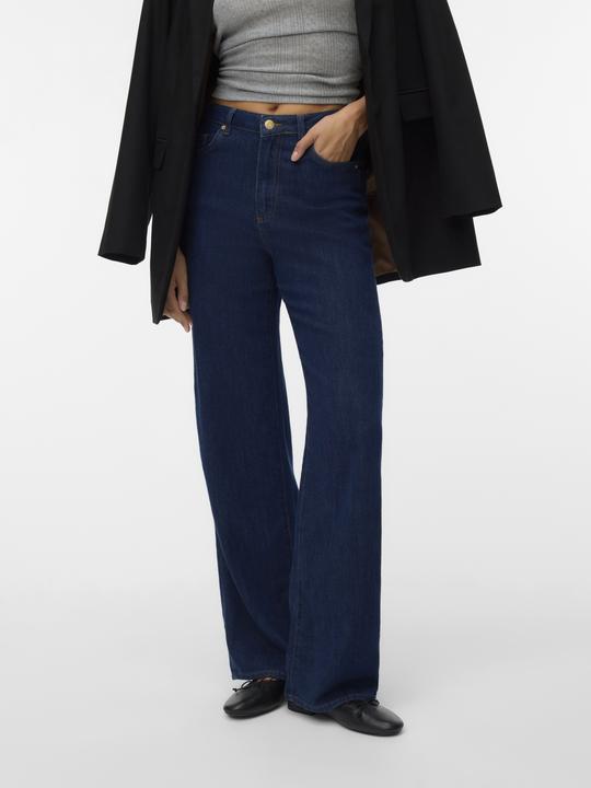Actual product image Vero Moda VMTESSA Hohe Taille Weiter Beinschnitt Jeans Weit geschnitten (W26/L30)