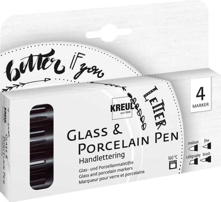 Image du produit Kreul Stylo verre et porcelaine (4x)