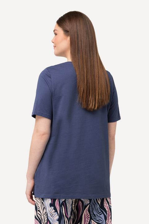 Produktbild Ulla Popken T-Shirt, V-Ausschnitt, Classic, Halbarm (54)