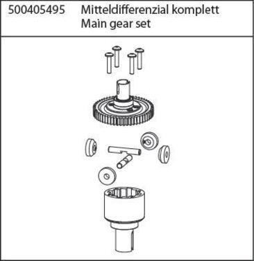 Immagine prodotto Carson X10ET-XL Differenziale centrale