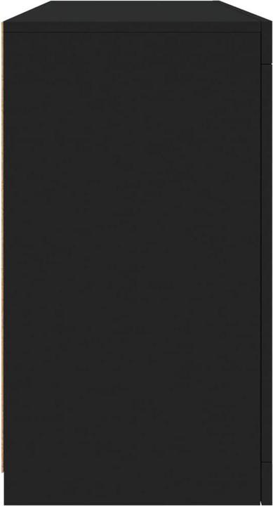 Image du produit vidaXL Buffet avec éclairage LED noir 142,5x37x67 cm,Couleur