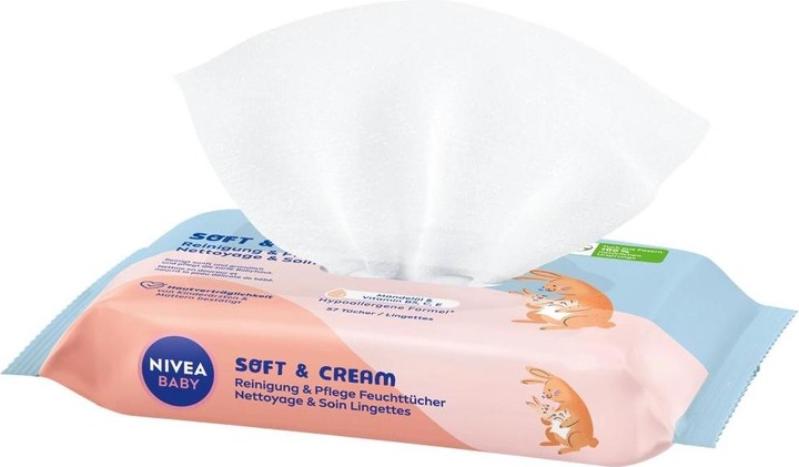 Produktbild NIVEA Soft & Cream Feuchttücher Quattro (228 Stück)