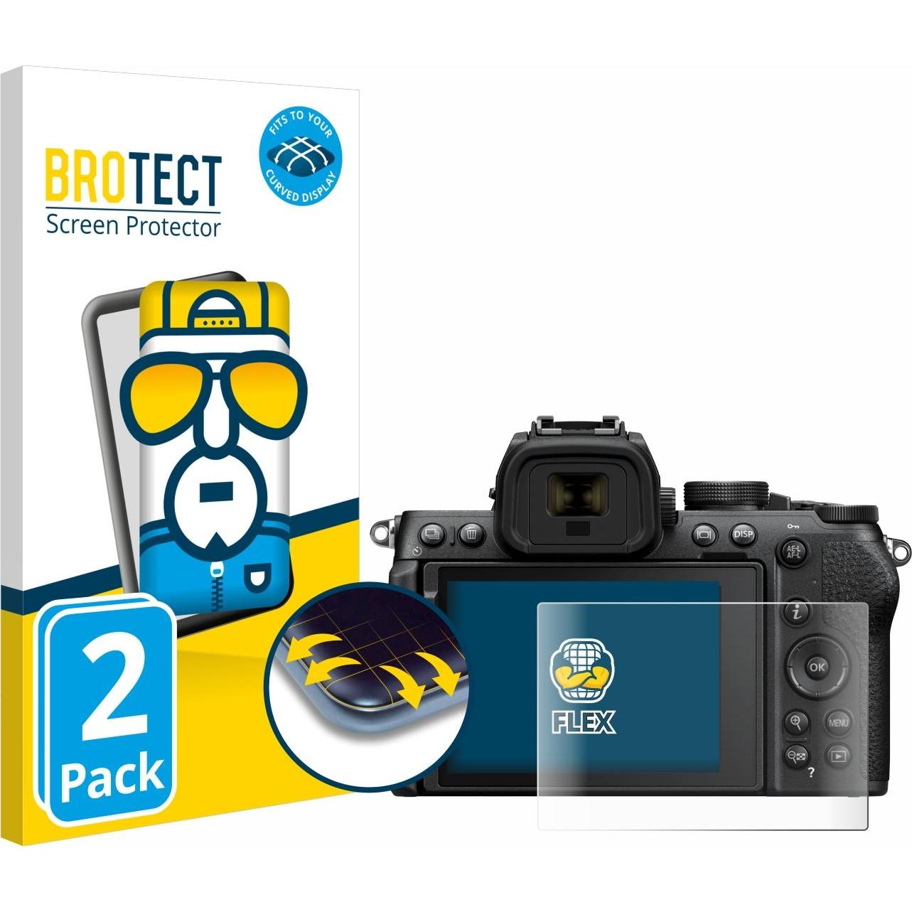BROTECT Fullscreen Schutzfolie Displayschutz Folie Klar Transparent (Displayschutz), Kameraschutz, Transparent