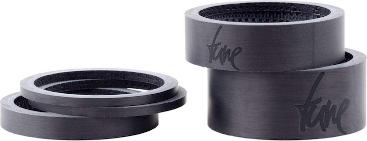 Tune SPACER SET für 1 1/8" Steuerrohre, KARBON, UD Optik matt, assortiert