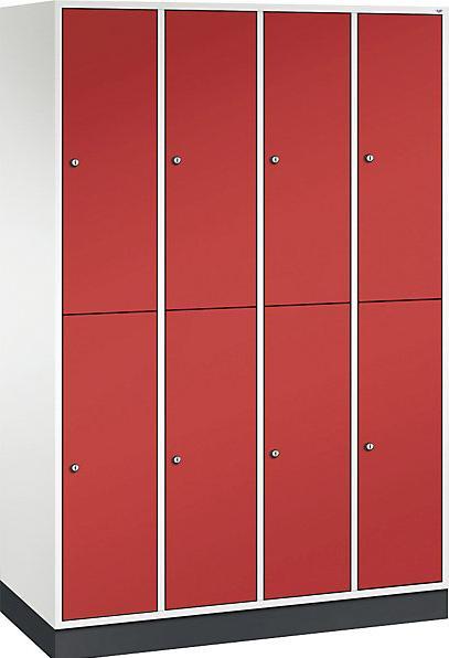 Actual product image C+P Intro double deck clothes lockers (122 cm, 195 cm)