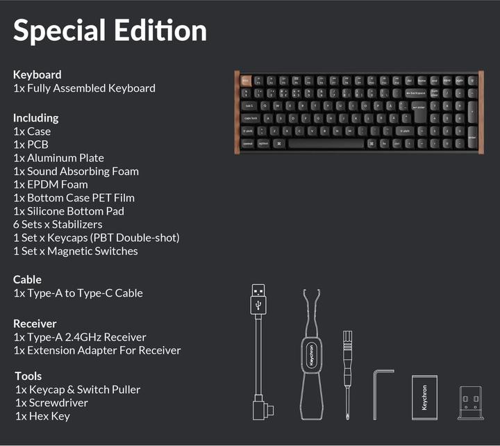 Image du produit Keychron K4 HE (CH, Filaire, Sans fil)
