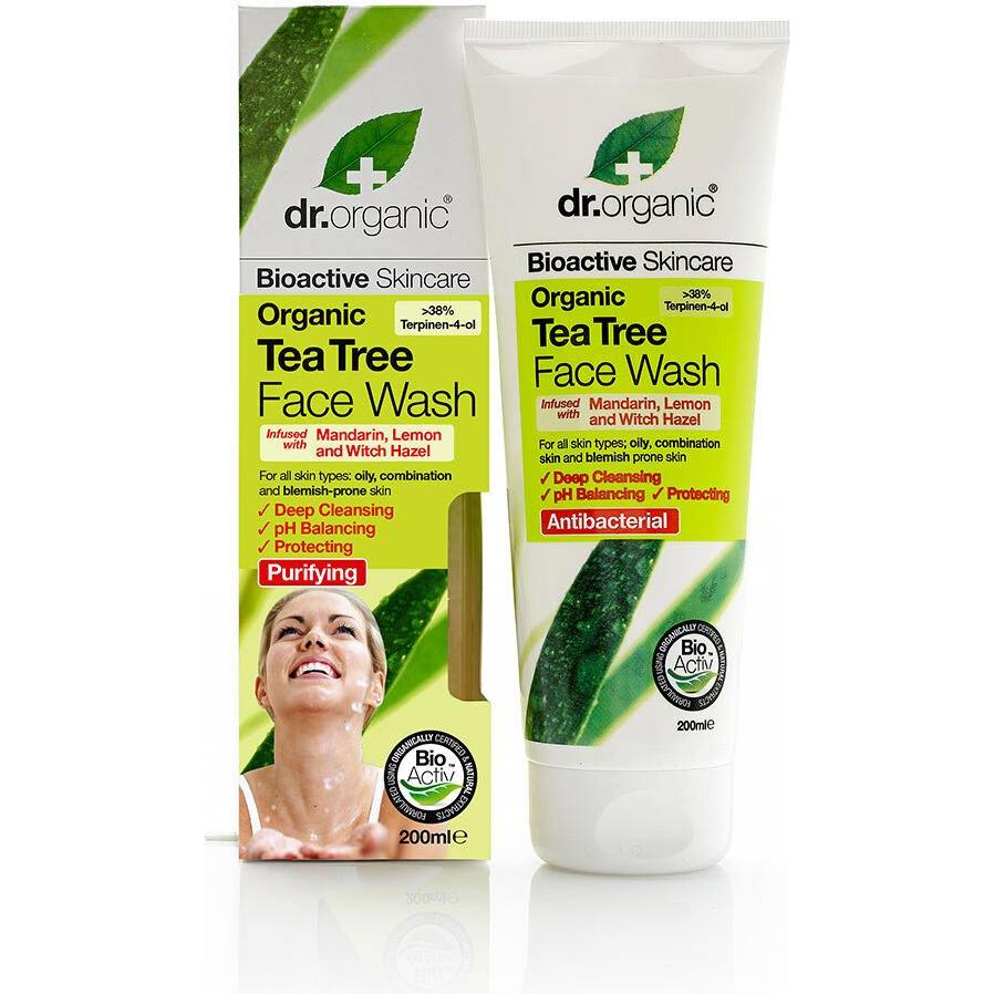 Dr. Organic, Gesichtsreinigung, BIOACTIVE ORGANIC Teebaum Gesichtswasser 200 ml (Schaum, 200 ml)