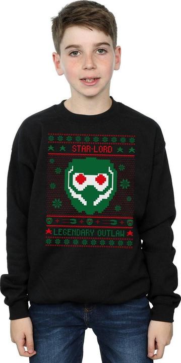 Produktbild Guardians Of The Galaxy Vol. 2 Star Lord Fair Isle Sweatshirt Jungen (140, 146)