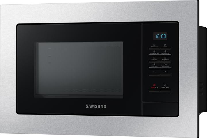 Produktbild Samsung MG20A7013CT/ET Mikrowellenherd Einbaumikrowelle mit Grill 20 L 850 W Edelstahl (20 l)