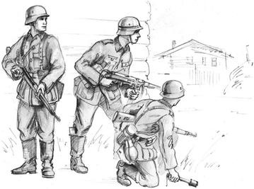 Produktbild Tamiya 1:72 WWII Deutscher Späth-Trupp