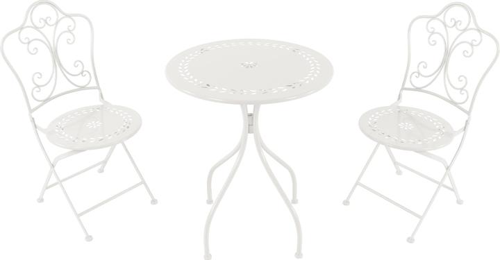 Produktbild Axi Marilou Bistro Set Metall Romantisch Weiss