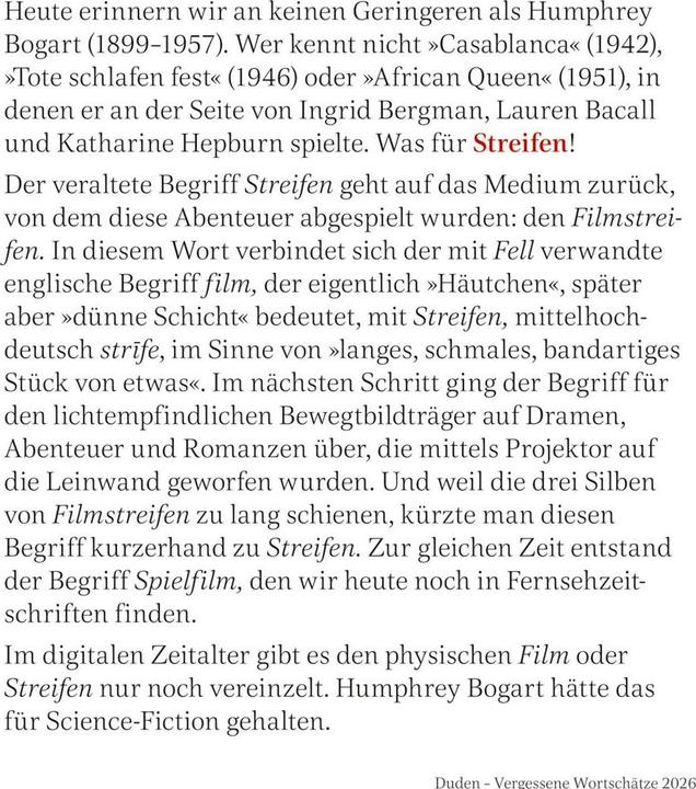Produktbild Harenberg Duden Vergessene Wortschätze Tagesabreisskalender 2026 (11 x 14 cm, Deutsch)