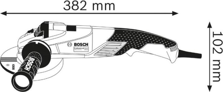 Actual product image Bosch Professional Angle grinder 125 mm 1800 W (125 mm)