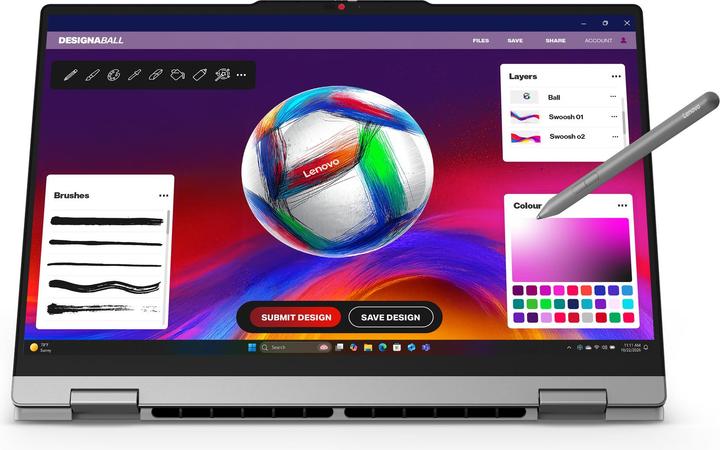 Actual product image Lenovo IdeaPad 5 2-in-1 15AGP11 Ryzen AI 5 430 16 GB W11H (15.30", 512 GB, 16 GB, DE)