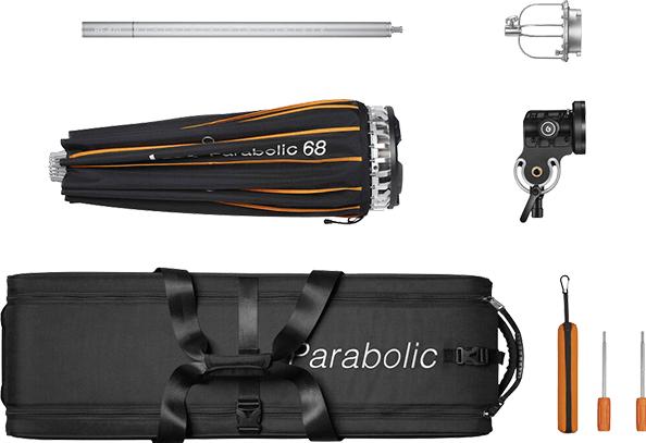 Produktbild Godox Parabolic LightFocusing System Kit, 68cm (Reflektor, Softbox, 68 cm)