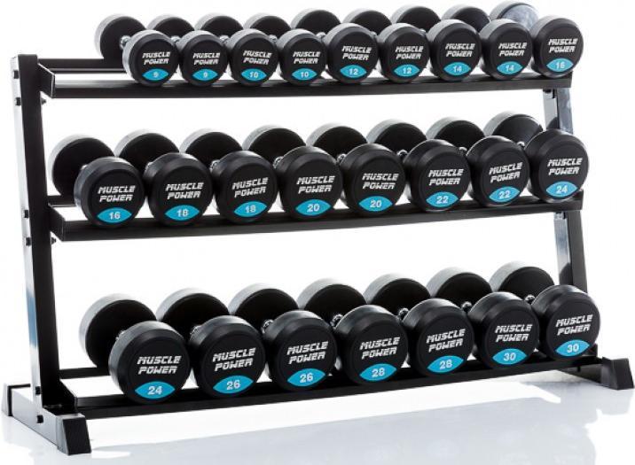 Actual product image Muscle Power Dumbbell Rack Three Tier