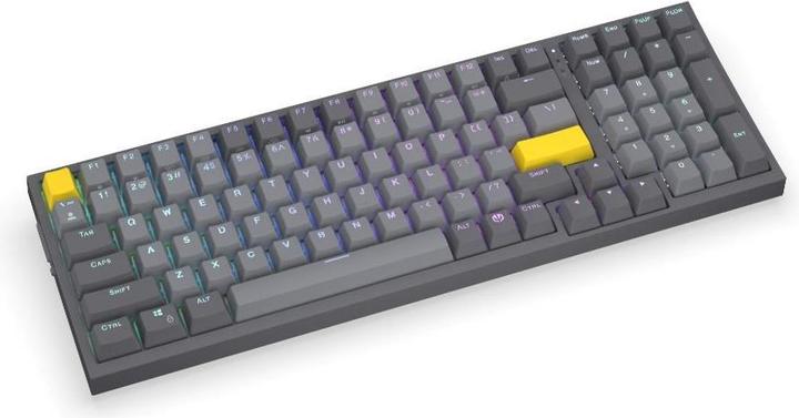 Endorfy Celeris 1800 (grau, US-Layout, Yellow by Gateron) (US, Kabelgebunden)