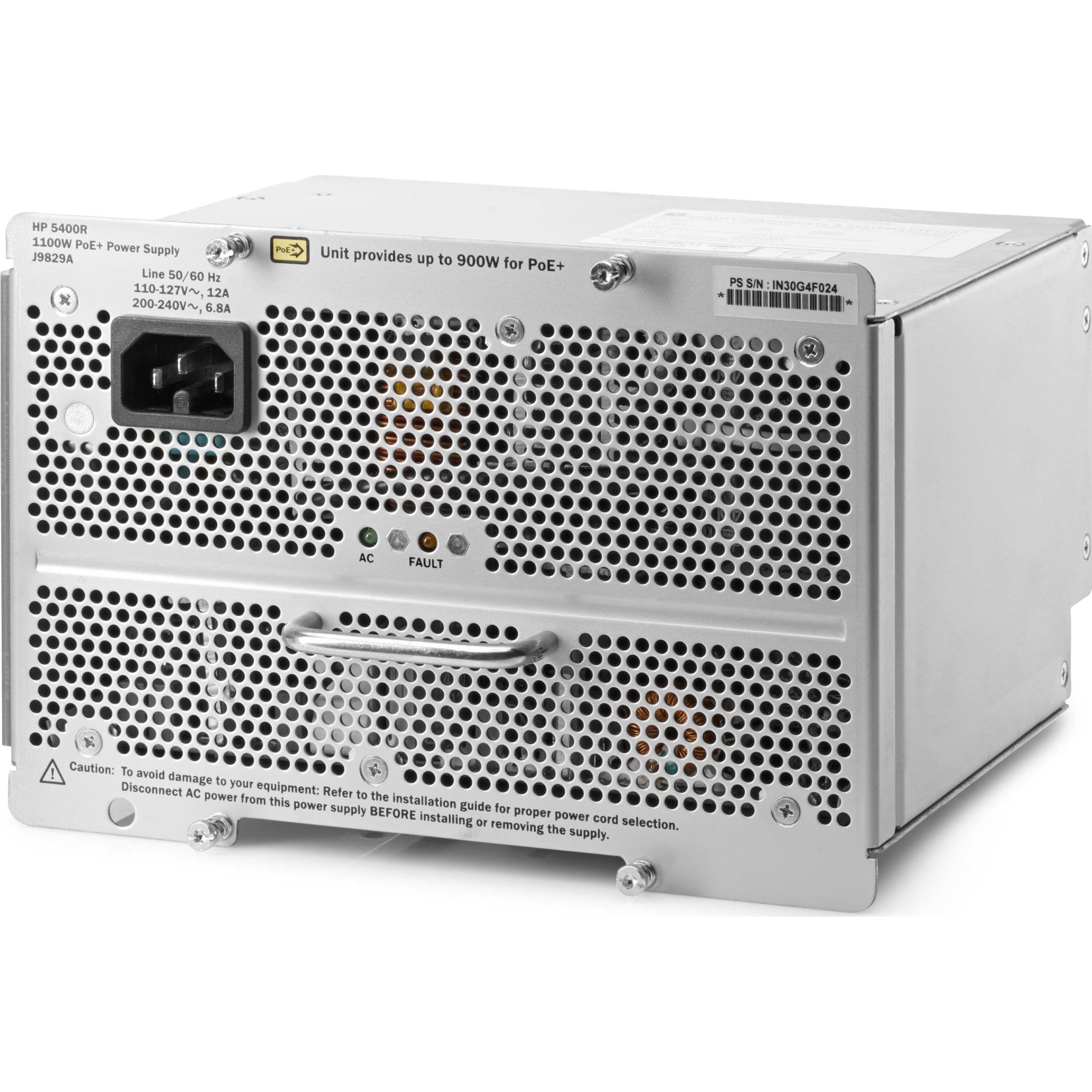 HPE HPI Procurve 5400R 1100W PoE+ zl2 Power Supply, Netzwerk Switch