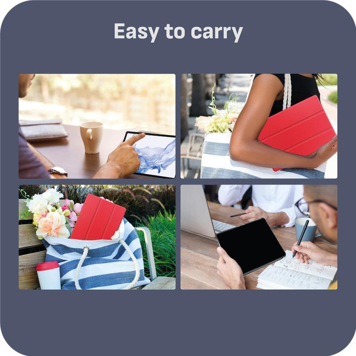 Actual product image Cazy Premium Smart Case Compatible with Samsung Galaxy Tab S8+ - Protective Case Cover - Automatic (Galaxy Tab S8+)