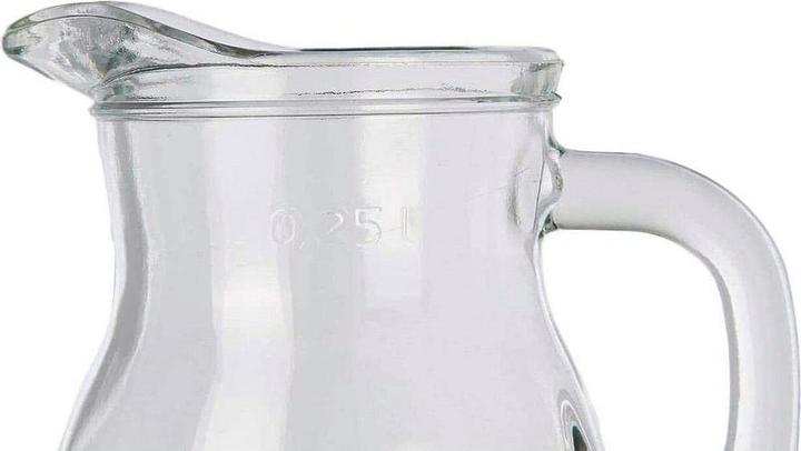 Produktbild Bormioli Rocco Glaskanne Rocco Bormioli Bistrot 0.25 ltr Ø9x11.5 cm Glas,1 Stück (0.25 l)