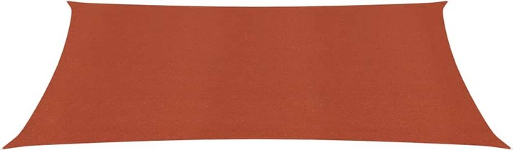 Image du produit VidaXL Sonnensegel 160 g/m² Rechteckig rot HDPE (3,5 x 5 m)