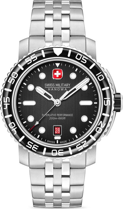 Actual product image Swiss Military Hanowa Herrenuhr (Diving watch, 44 mm)
