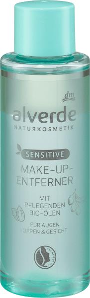 Produktbild dm alverde Make-up Entferner Sensitive mit Bio-Ölen (Make-Up Entferner)