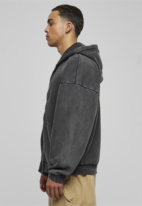 Produktbild Urban Classics Heavy Stone Washed 90's Zip Hoodie - 75065 (M)