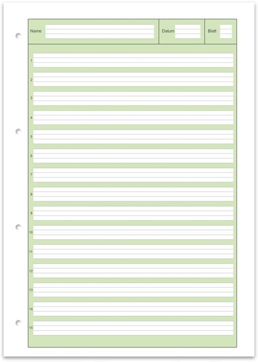 Actual product image Staufen Working pad green DIN A4 ruled 2nd school year (A4, Lined, No binding)