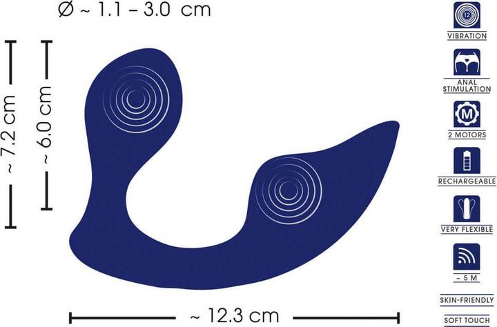 Actual product image Sweet Smile RC Anal Panty Vibrator