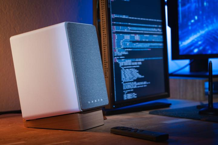 Image du produit Onkyo blanc, haut-parleur actif de bureau (Actif, Couples, 2x 25 W)