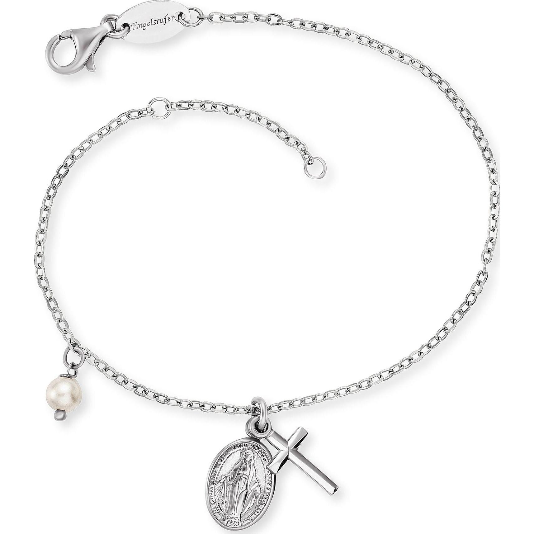 Engelsrufer, Armschmuck, Armband Maria, (19 cm, 925er Silber)