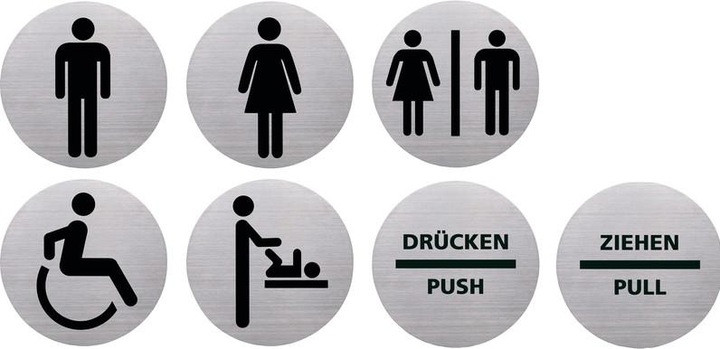 Produktbild Helit Wand-/Tür-Piktogramm the badge