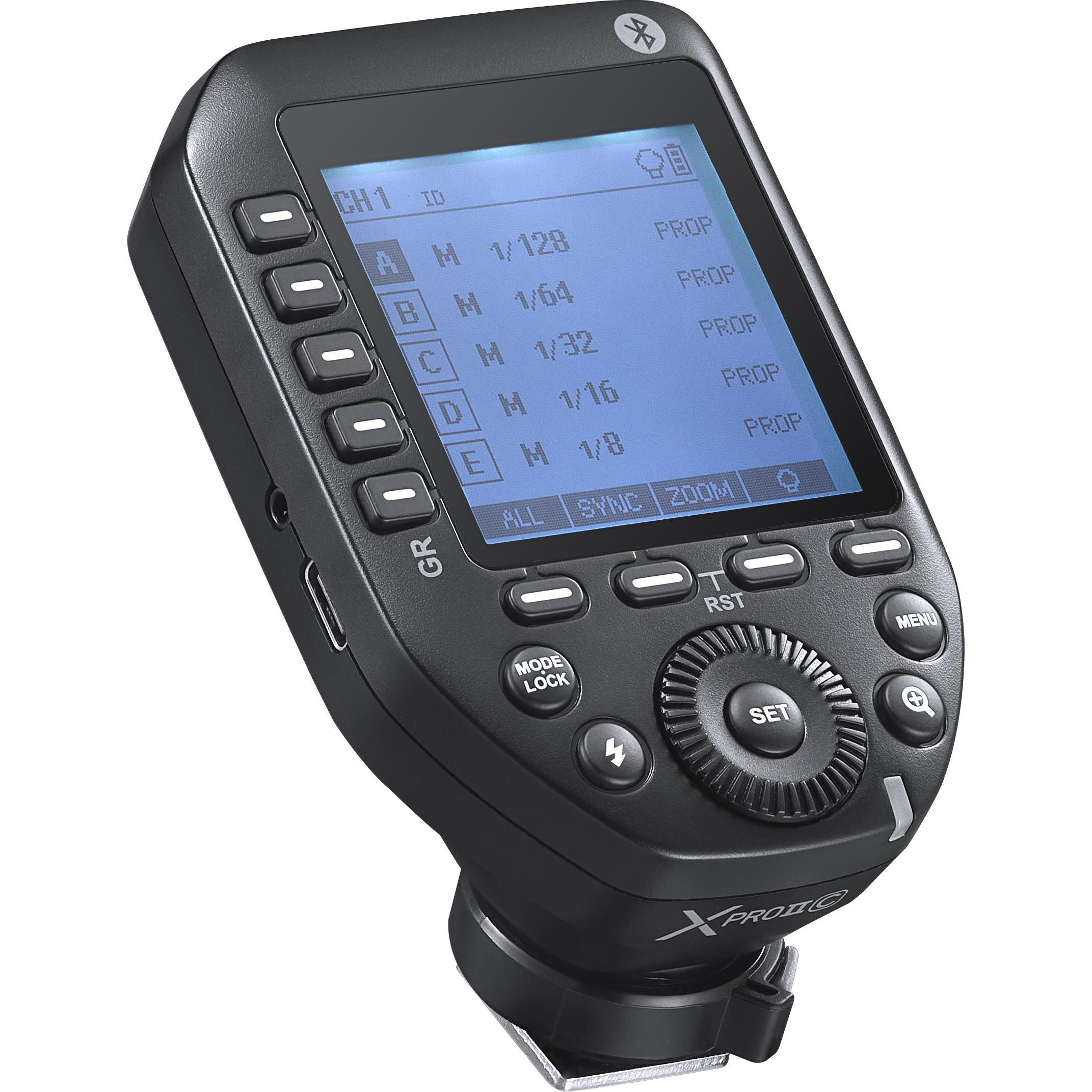 Godox Trasmettitore radio X-PROII per Canon (Funk), Telecomando fotocamera, Nero