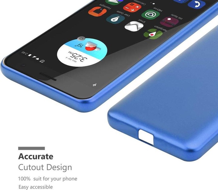 Actual product image Cadorabo TPU Matt Metallic Cover (ZTE Blade V7)